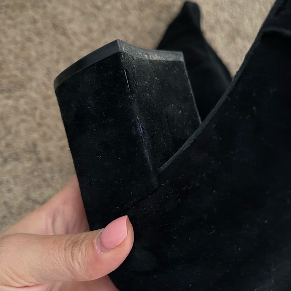 Stuart Weitzman Black Suede Thigh High Boots 9.5 - Picture 10 of 10